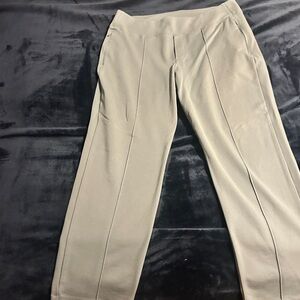Athleta Straight Leg Pants in Light Green